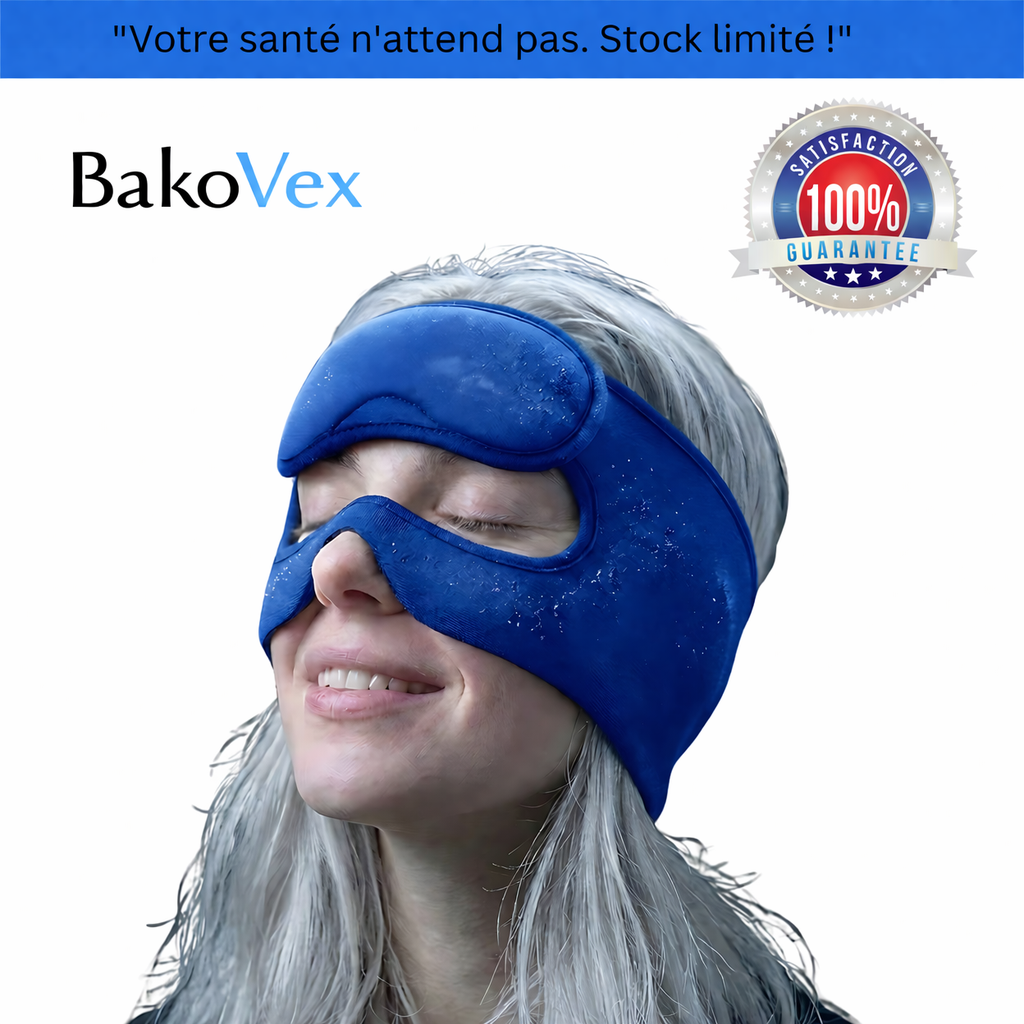 BakoVex™ Masque de Sommeil Anti-Migraine